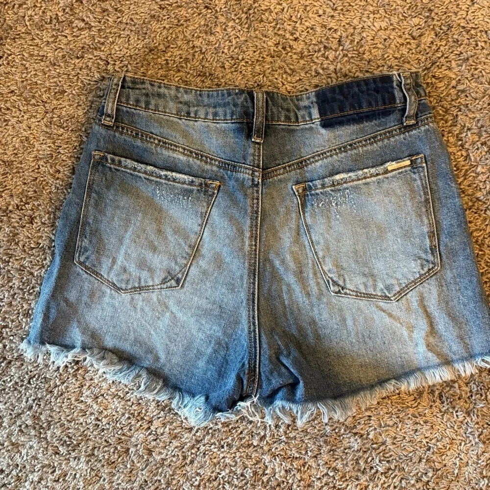 Distressed Denim Women Shorts